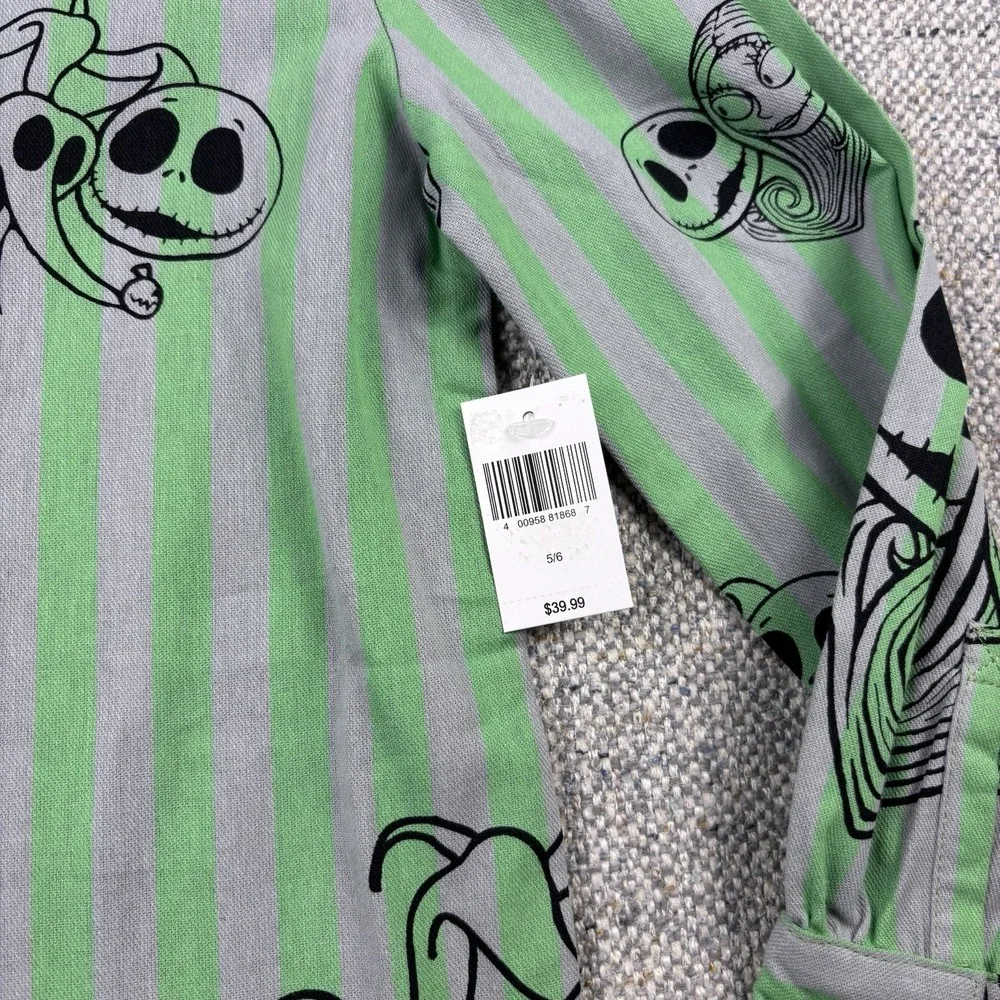 Disney NBC Girls 5/6 Nightmare Before Christmas Jack Skellington Dress Halloween
